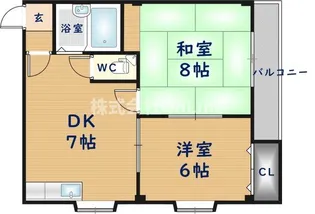 大阪府大阪市平野区加美北1丁目【マンション】の間取り