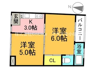 桜マンション【2階】の間取り