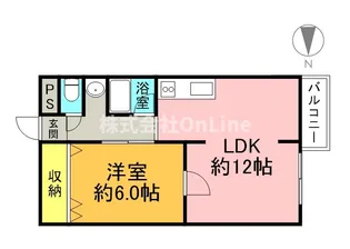コーラルコープ森野【202号室】の間取り
