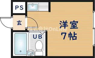 大阪府東大阪市下小阪1丁目【マンション】の間取り