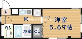 大阪府東大阪市川俣本町【マンション】の間取り