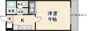 大阪府東大阪市御厨中2丁目【アパート】の間取り