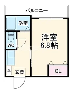 大阪府東大阪市高井田元町1丁目【マンション】の間取り