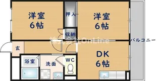 大阪府東大阪市吉田本町2丁目【マンション】の間取り