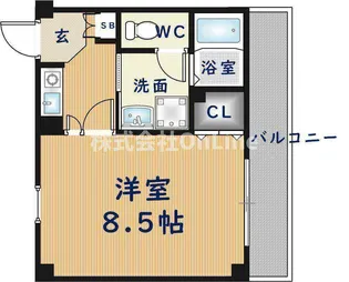 大阪府東大阪市長田2丁目【マンション】の間取り