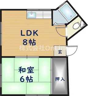 大阪府東大阪市荒本西4丁目【マンション】の間取り