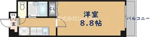 大阪府東大阪市荒本西3丁目【マンション】の間取り