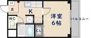 大阪府東大阪市中小阪2丁目【マンション】の間取り