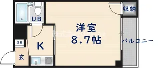 大阪府東大阪市御厨中1丁目【マンション】の間取り