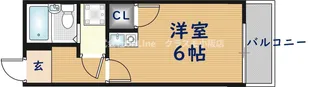 大阪府東大阪市御厨東2丁目【マンション】の間取り