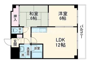 フェルザ長田(旧リヴィエールカンパーニュ)【4階】の間取り