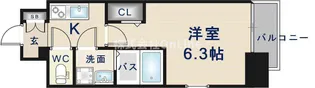 フォーリアライズ大阪ミッテ【10階】の間取り