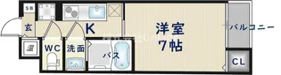 シェモワ八尾【1階】の間取り