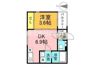レルベ小路東【3階】の間取り
