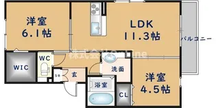 プレジール【2階】の間取り