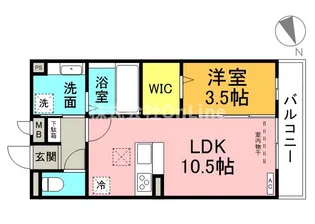 グレイスコートA棟【1階】の間取り