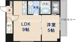 アリビラ鶴橋【1階】の間取り