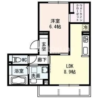 フルリール【3階】の間取り