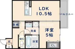 アーバンウッド【2階】の間取り