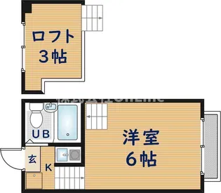 サンシャトー桜ヶ丘【2階】の間取り