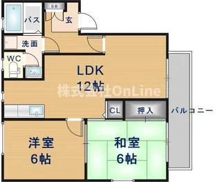 メゾン陽光Ⅱ【2階】の間取り