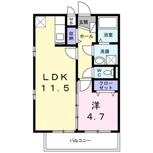 M・メゾン【3階】の間取り