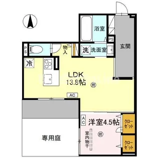 (仮称)D-ROOM大阪府八尾市太子堂2丁目PJ【2階】の間取り