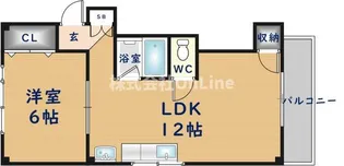 ロアール金岡B棟【3階】の間取り