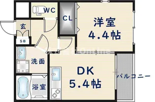 フウキパレス山本【2階】の間取り