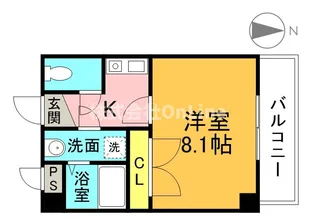 プロシード東小橋【7階】の間取り