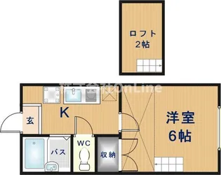エルサンク【1階】の間取り