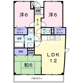 ジャンピュールⅠ番館【4階】の間取り