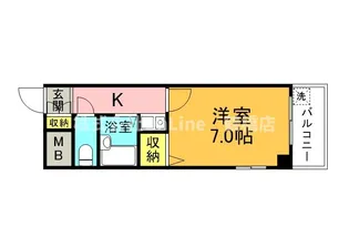 味原青山ビル【2階】の間取り