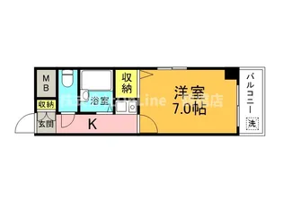 味原青山ビル【3階】の間取り