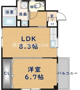 タマハイツ【4階】の間取り
