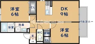 エスポワールKⅢ【2階】の間取り