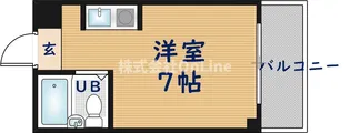 グローバル鶴橋【5階】の間取り