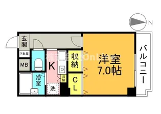 ザ・タワーハウス・ワン【4階】の間取り