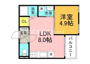 Muse ZioⅤ【2階】の間取り