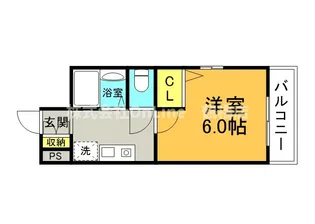メゾン東上【4階】の間取り