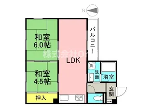 セルバ山本Ⅰ【2階】の間取り