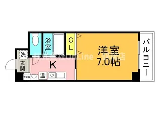 CLEMENT Okuda【7階】の間取り
