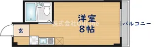 第2原田ハイツ【3階】の間取り