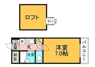 ドマーニコルレレ【8階】の間取り
