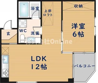 セネシオ【3階】の間取り