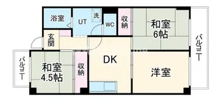 カーサ・ベージュ【2階】の間取り