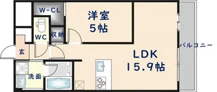 グランマーレ小路駅前【3階】の間取り