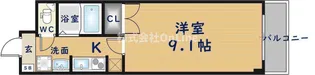 大阪府東大阪市西上小阪【マンション】の間取り