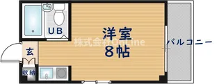 大阪府東大阪市友井2丁目【マンション】の間取り