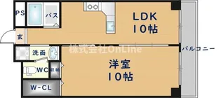 大阪府東大阪市吉田7丁目【マンション】の間取り